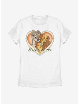 Disney Lady And The Tramp Vintage Valentine Womens T-Shirt, , hi-res