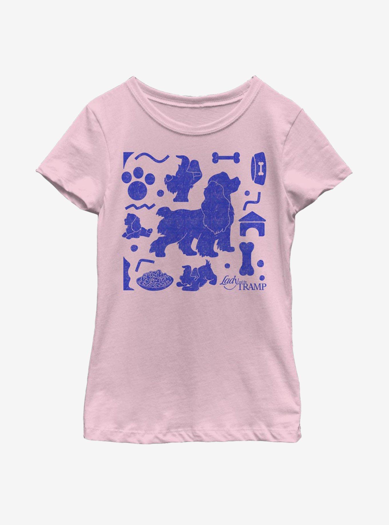 Disney Lady And The Tramp Icons Youth Girls T-Shirt, , hi-res