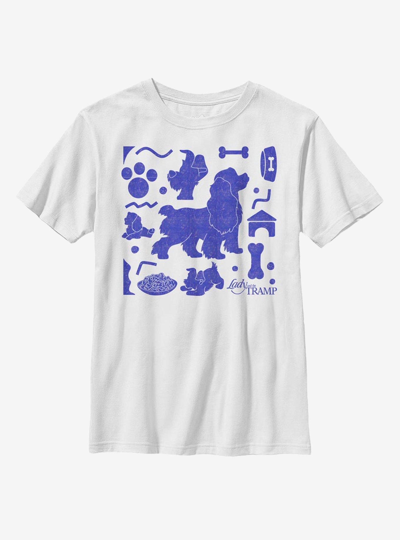 Disney Lady And The Tramp Icons Youth T-Shirt, , hi-res