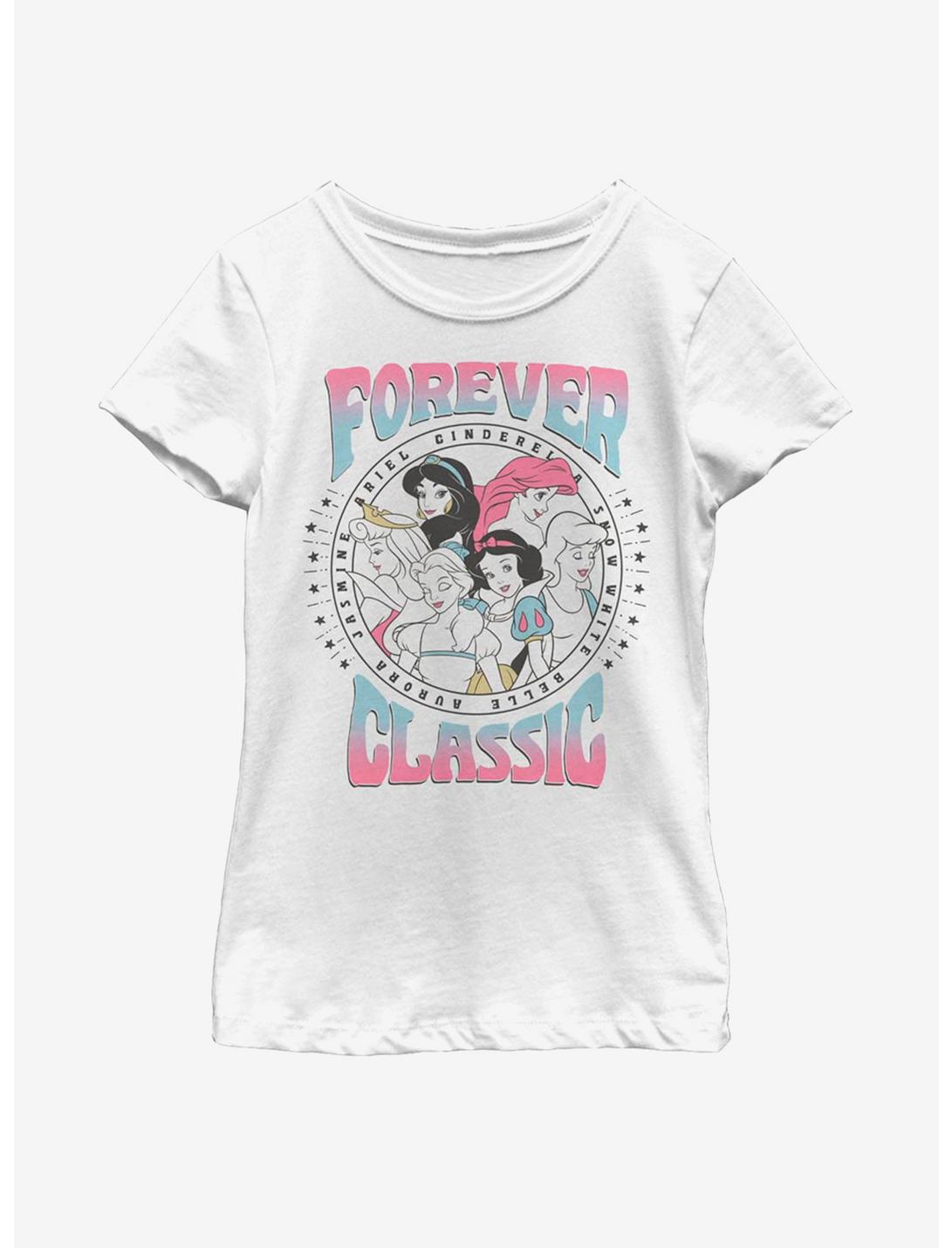 Disney Princesses Forever Classic Youth Girls T-Shirt, WHITE, hi-res