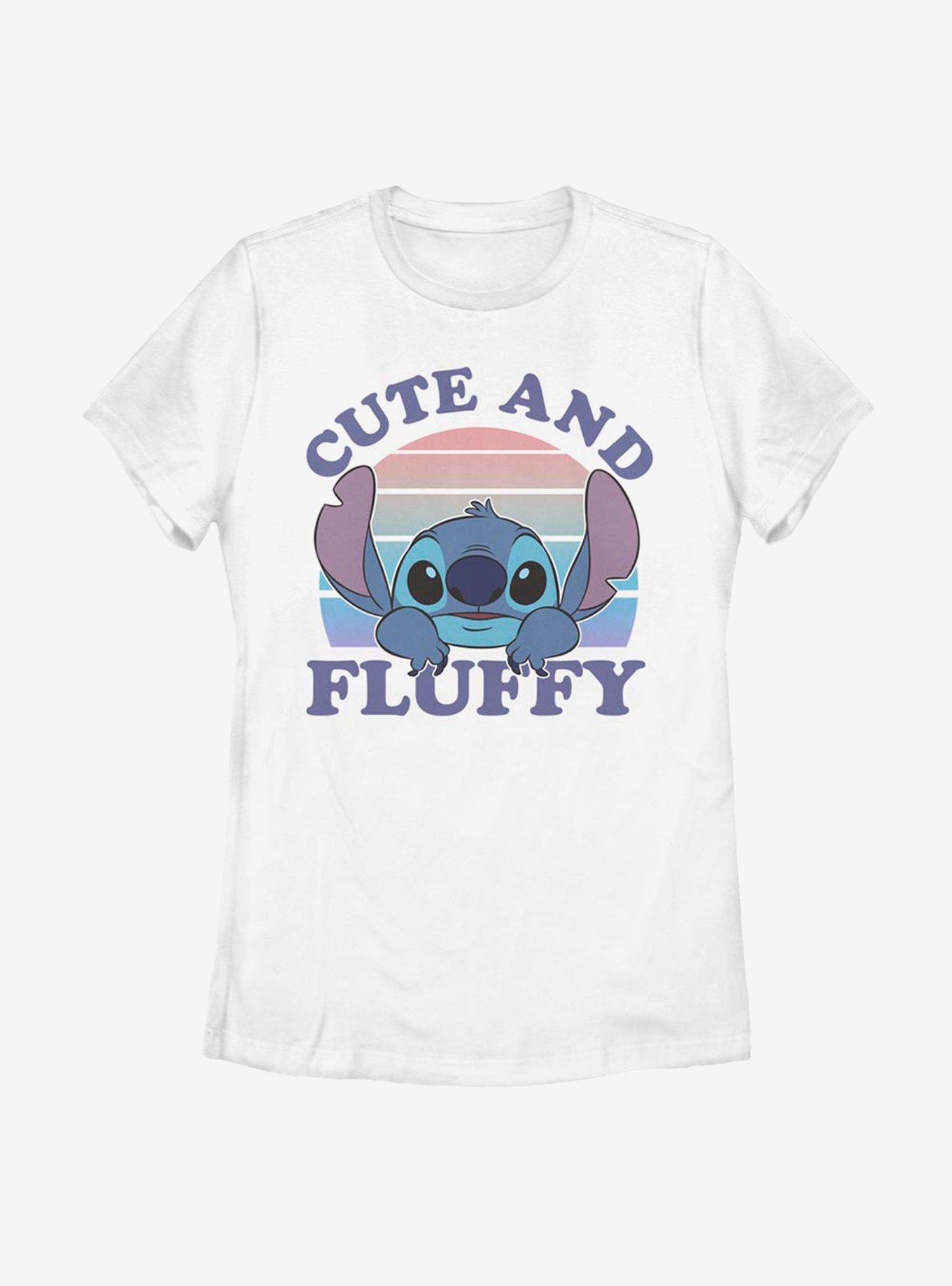 Disney Lilo And Stitch Cute And Fluffy Womens T-Shirt, , hi-res