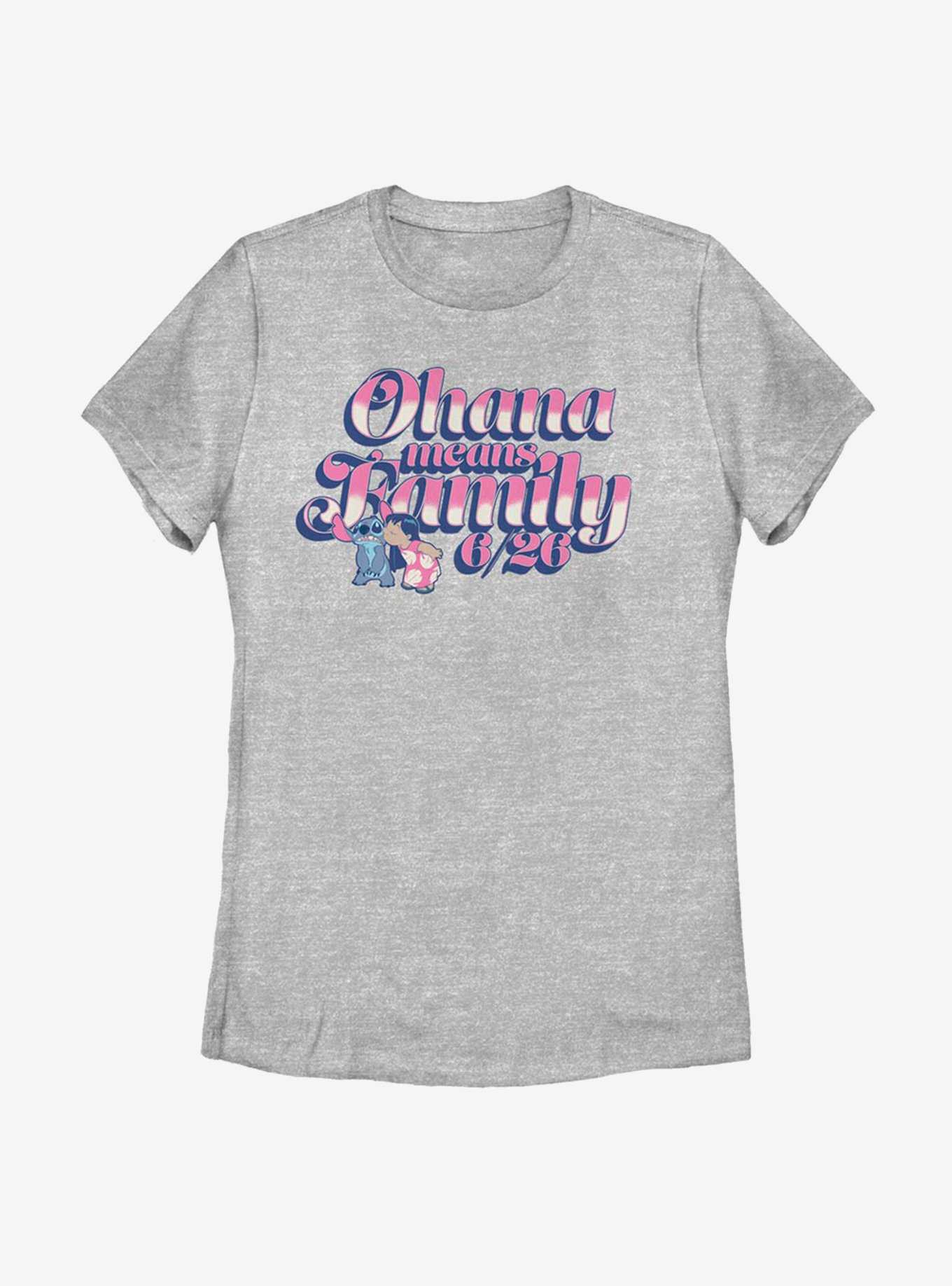 Disney Lilo And Stitch Ohana Womens T-Shirt, , hi-res
