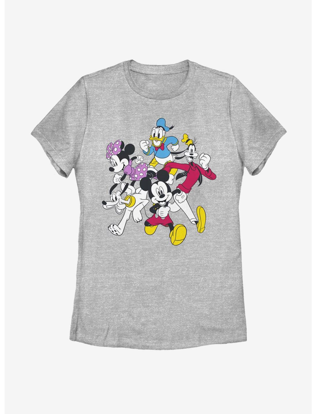 Disney Mickey Mouse And Friends Womens T-Shirt, ATH HTR, hi-res