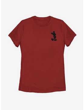 Disney Mickey Mouse Silhouette Womens T-Shirt, , hi-res