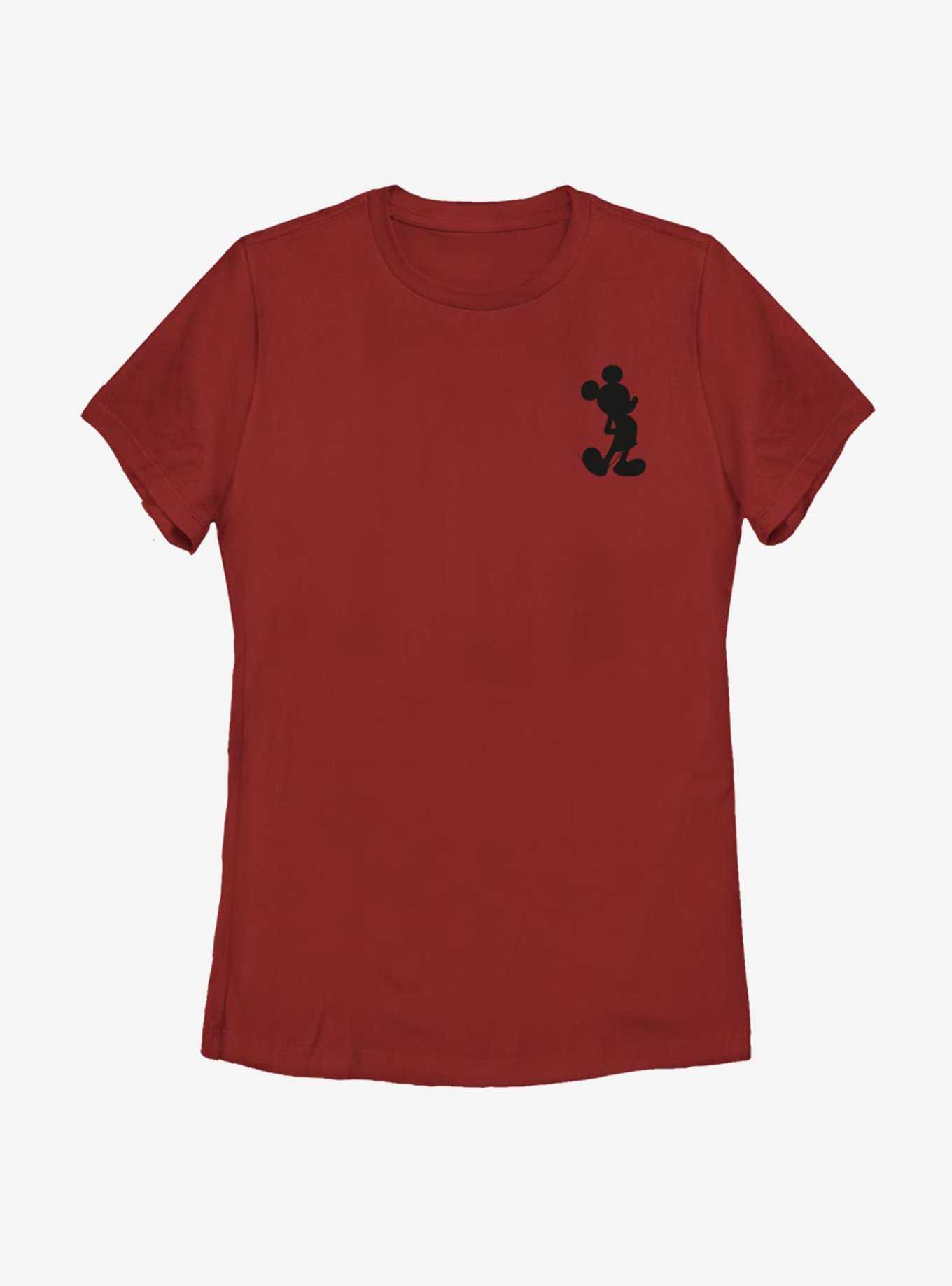 Disney Mickey Mouse Silhouette Womens T-Shirt, , hi-res
