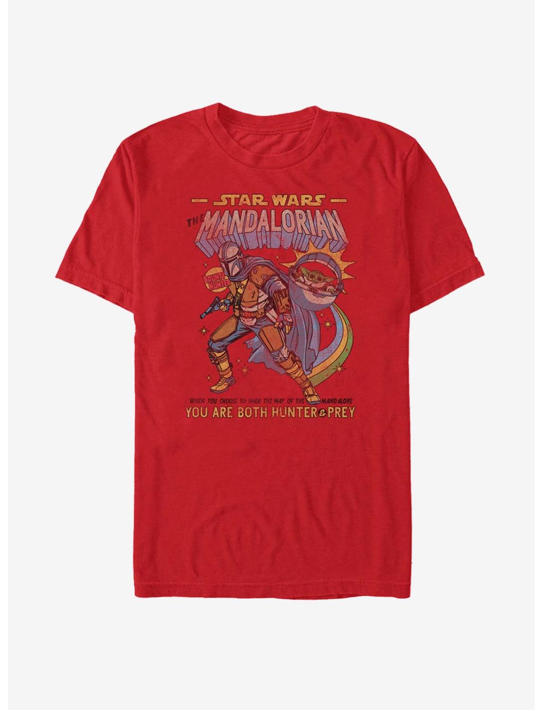 Star Wars The Mandalorian The Child Comic T-Shirt, RED, hi-res