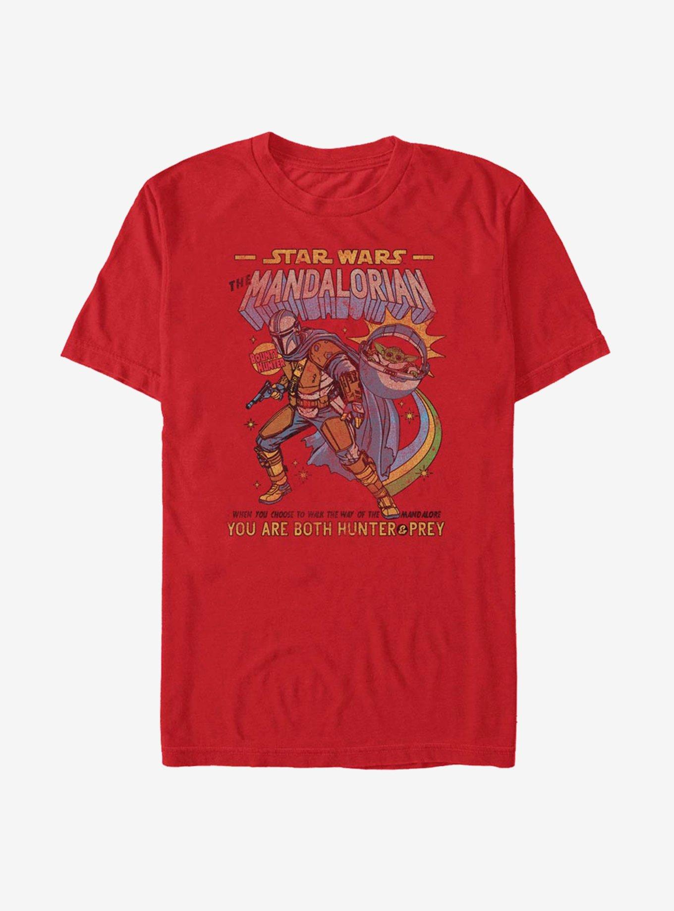 Star Wars The Mandalorian The Child Comic T-Shirt, RED, hi-res