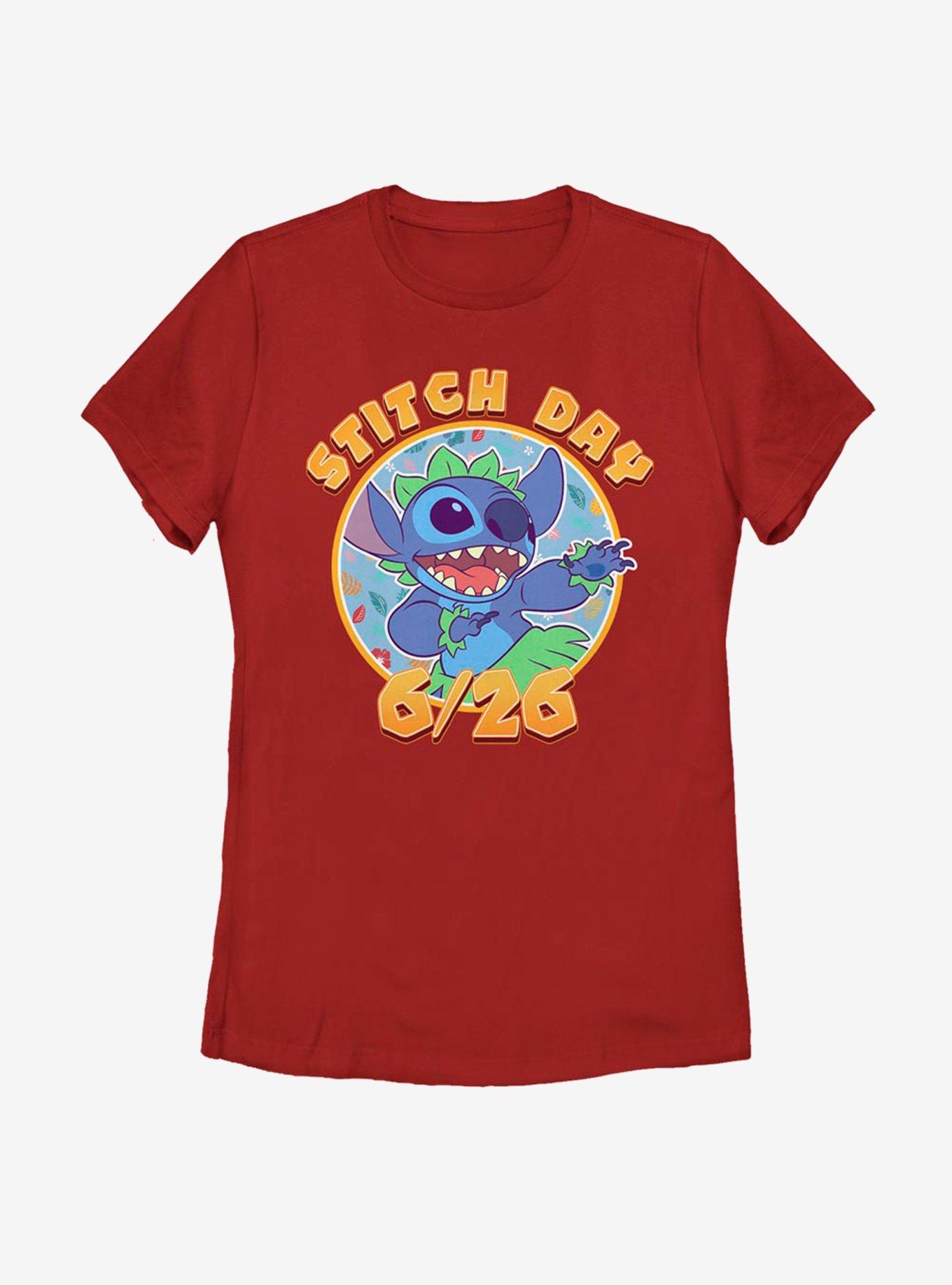 Disney Lilo And Stitch Stitch Day Womens T-Shirt