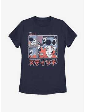 Disney Lilo And Stitch Japanese Text Womens T-Shirt, , hi-res