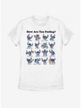Disney Lilo And Stitch Moods Womens T-Shirt, WHITE, hi-res