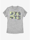 Disney Lilo And Stitch Playful Poses Womens T-Shirt, ATH HTR, hi-res