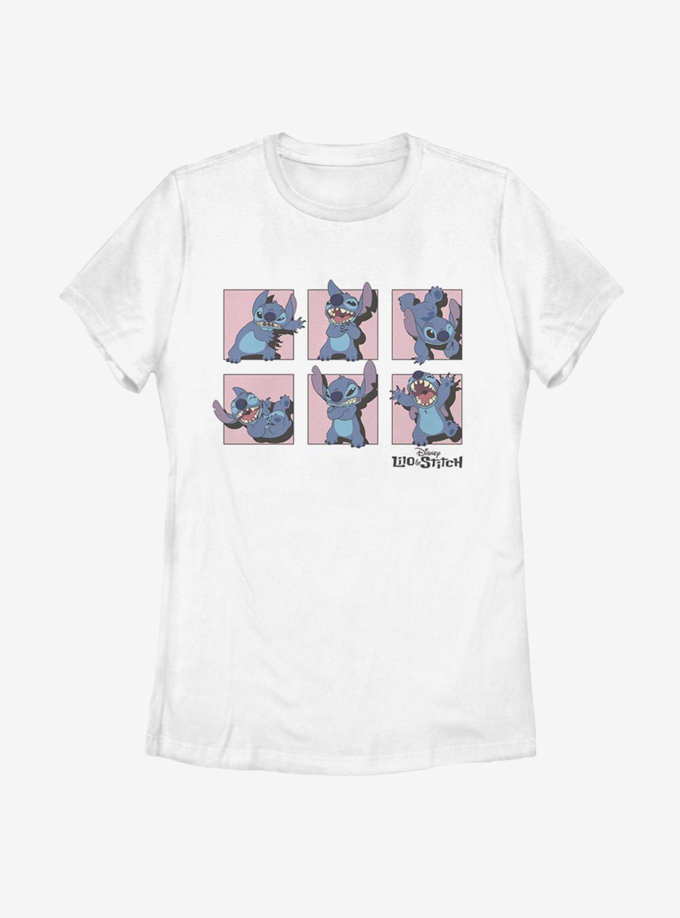 Disney Lilo And Stitch Poses Womens T-Shirt, , hi-res