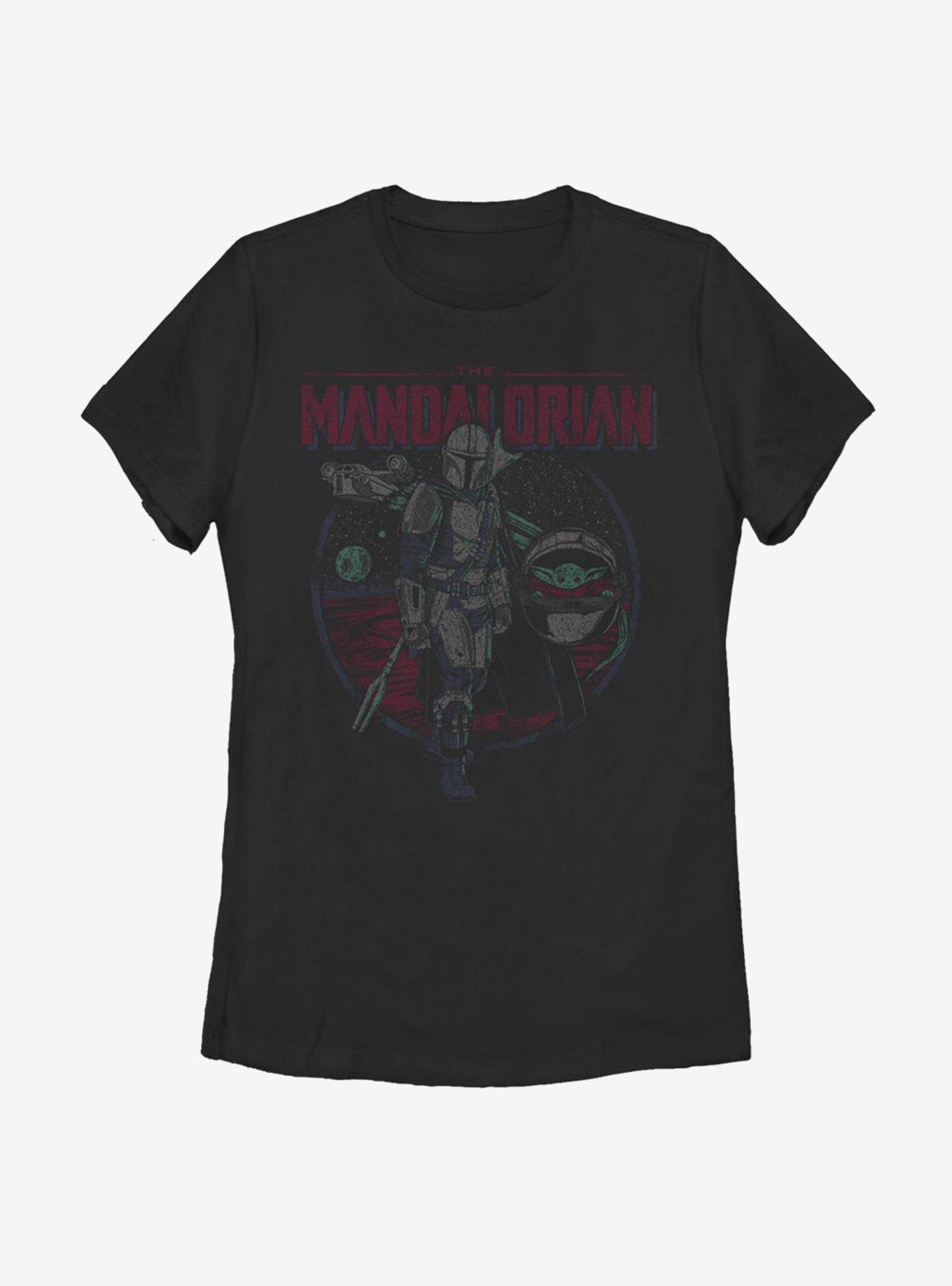 Star Wars The Mandalorian The Child Distressed Womens T-Shirt, , hi-res