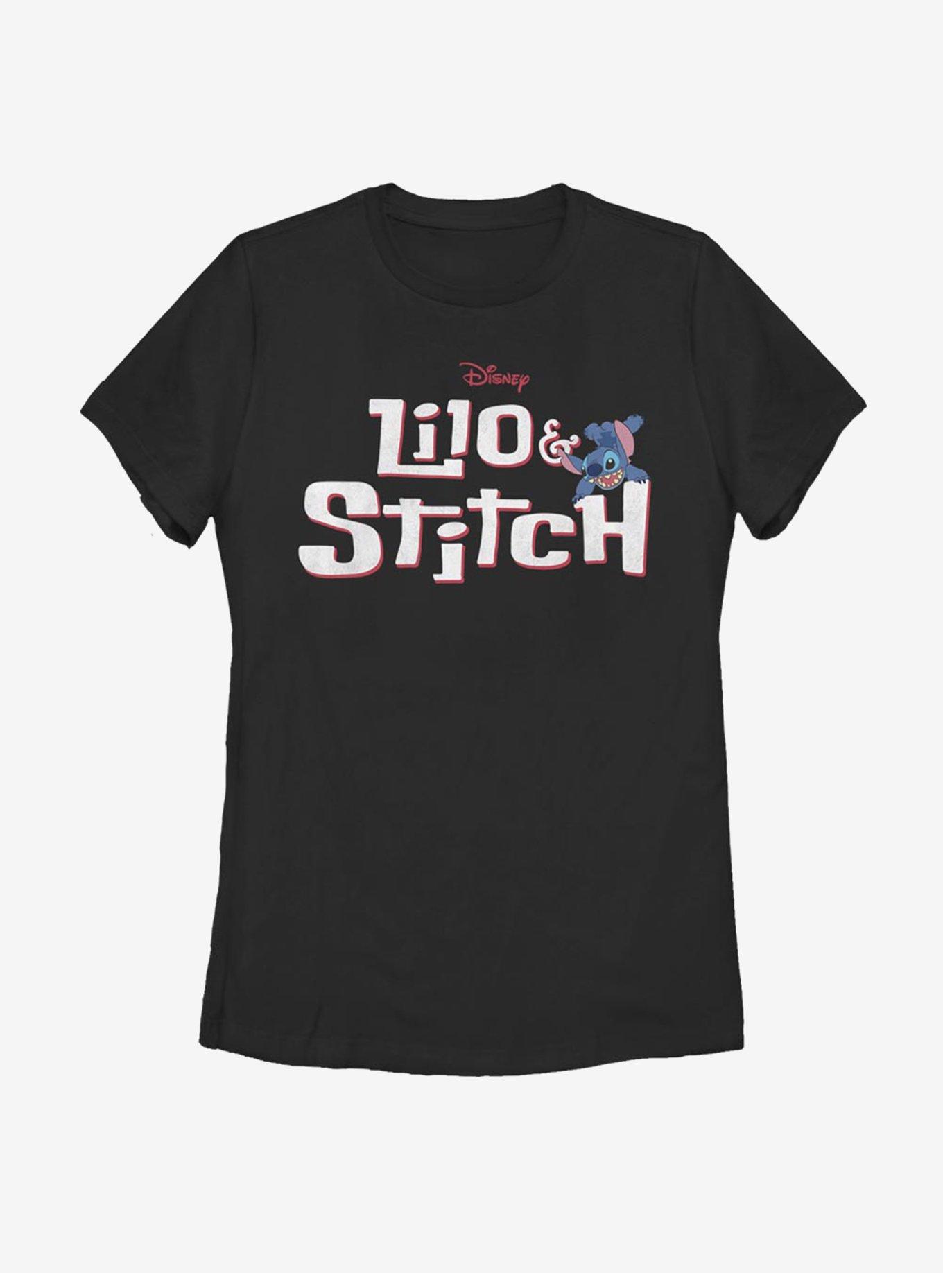 Disney Lilo And Stitch Stitch Classic Logo Womens T-Shirt
