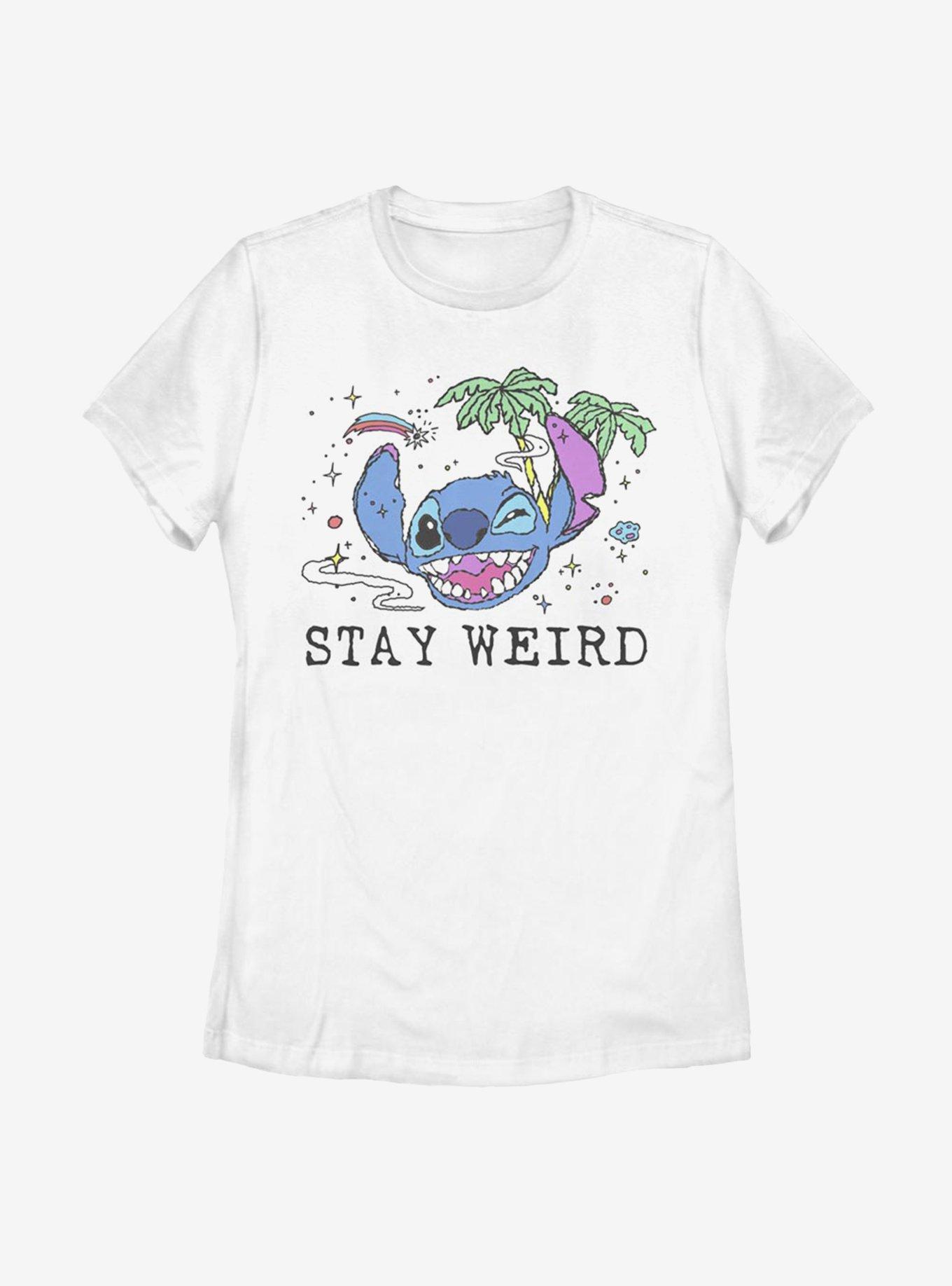 Disney Lilo And Stitch Stay Weird Womens T-Shirt, , hi-res