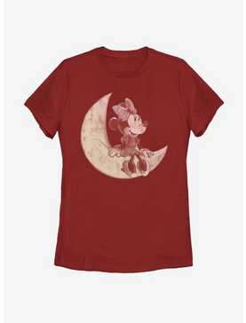Disney Mickey Mouse Minnie On The Moon Womens T-Shirt, , hi-res