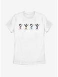 Disney Mickey Mouse Neon Pants Womens T-Shirt, WHITE, hi-res