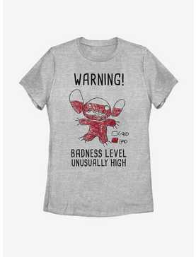 Disney Lilo And Stitch Badness Level Womens T-Shirt, , hi-res