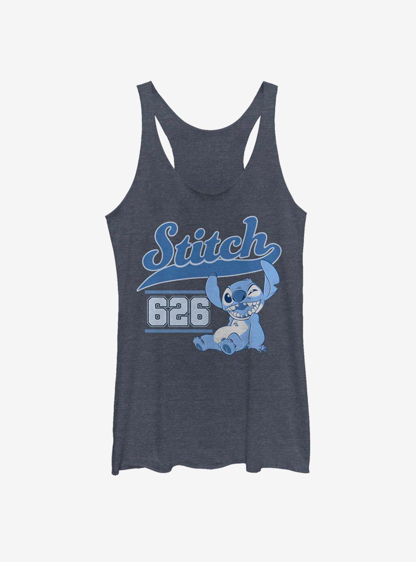 Disney Lilo And Stitch Stitch Collegiate Womens Tank Top