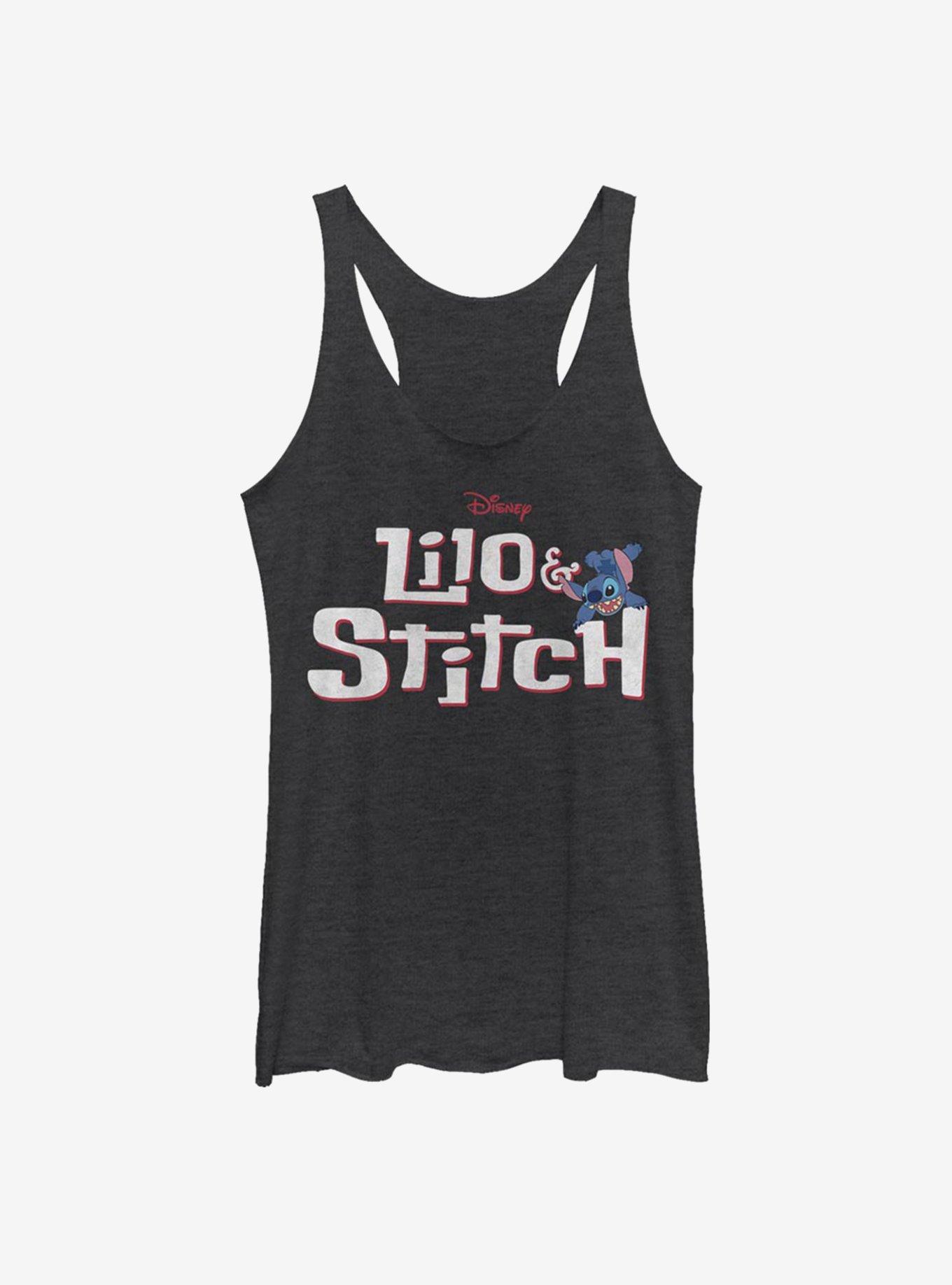 Disney Lilo And Stitch Stitch Classic Logo Womens Tank Top