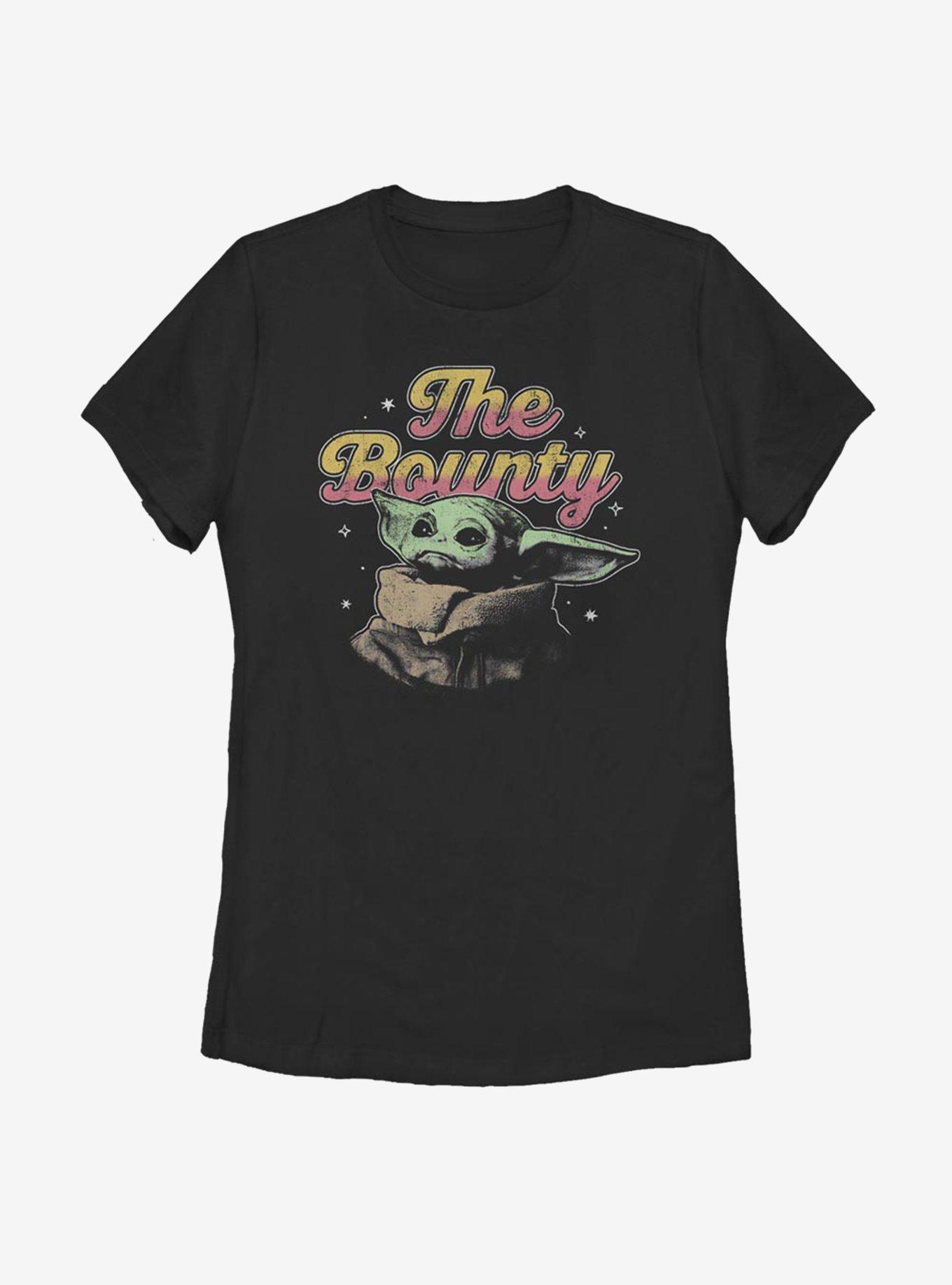 Star Wars The Mandalorian Child Bounty Womens T-Shirt
