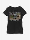 Star Wars The Mandalorian The Child Need Soup Youth Girls T-Shirt, BLACK, hi-res