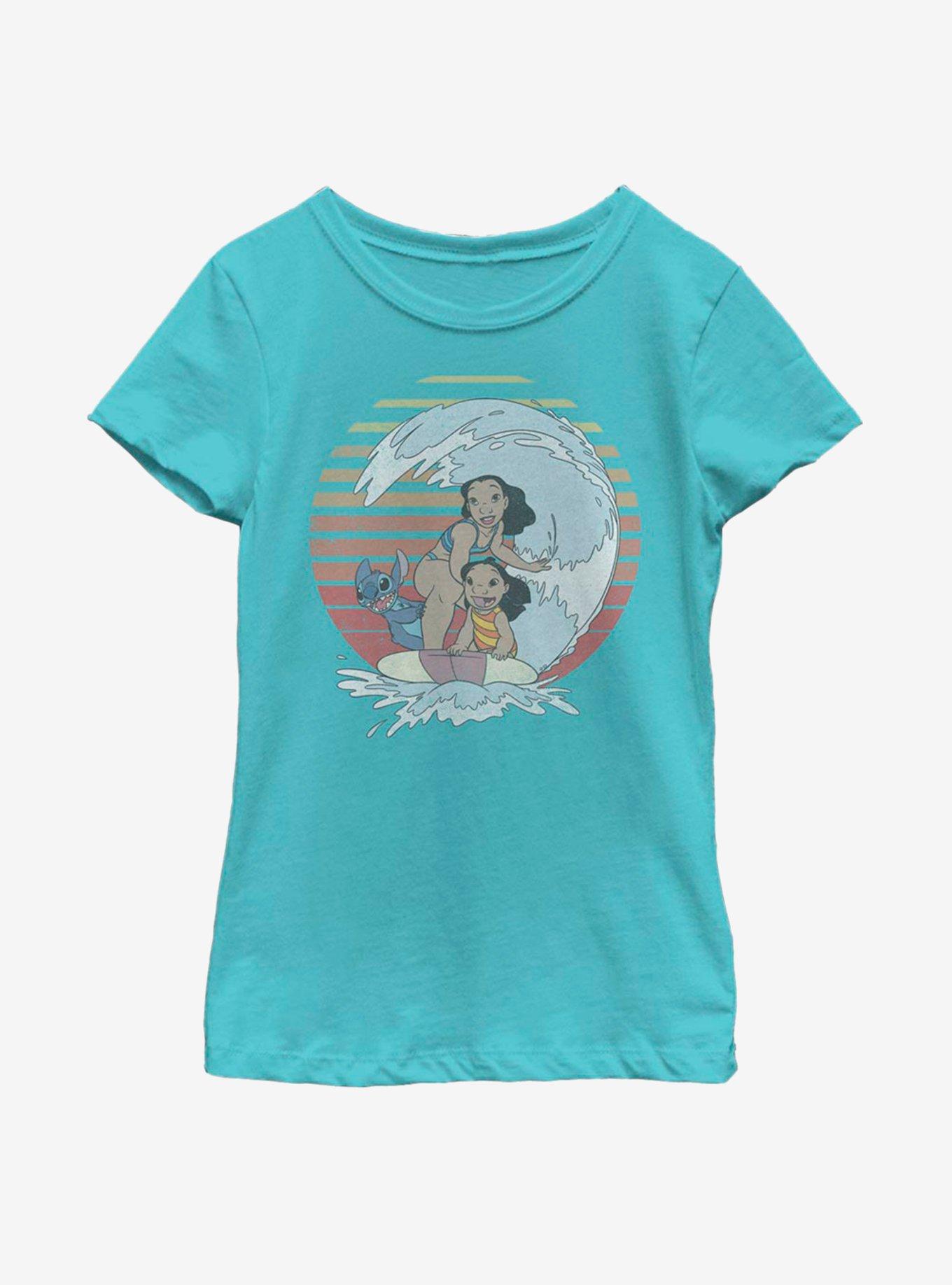Disney Lilo And Stitch 626 Surf Youth Girls T-Shirt