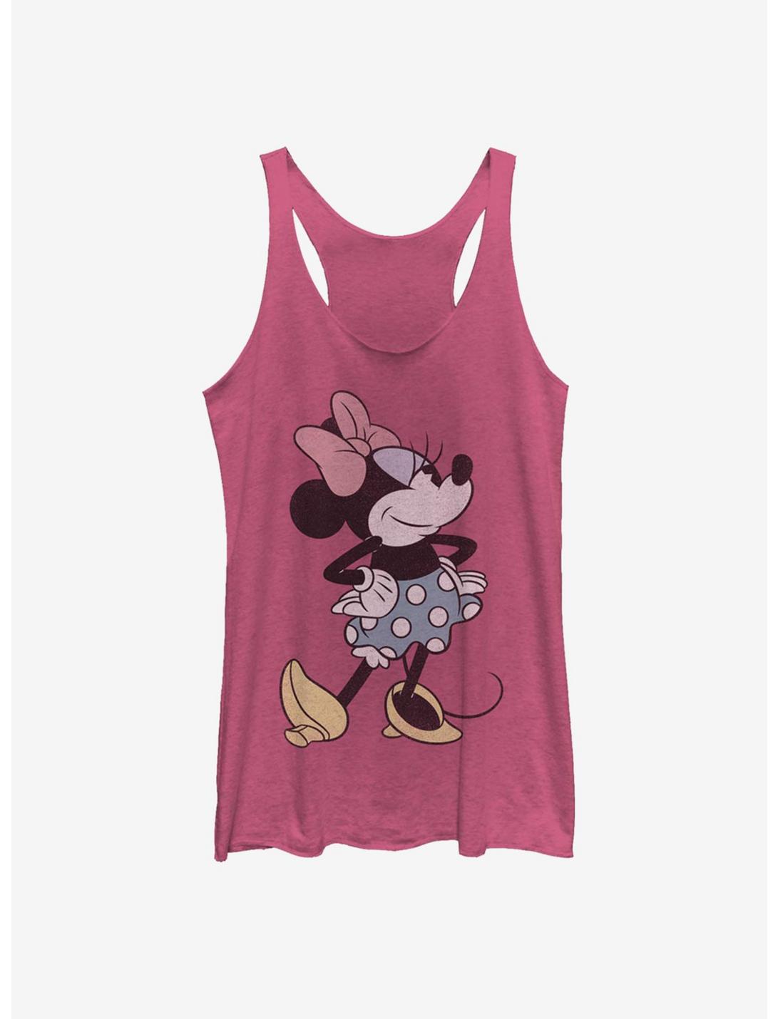 Disney Mickey Mouse Minnie Womens Tank Top, PINK HTR, hi-res