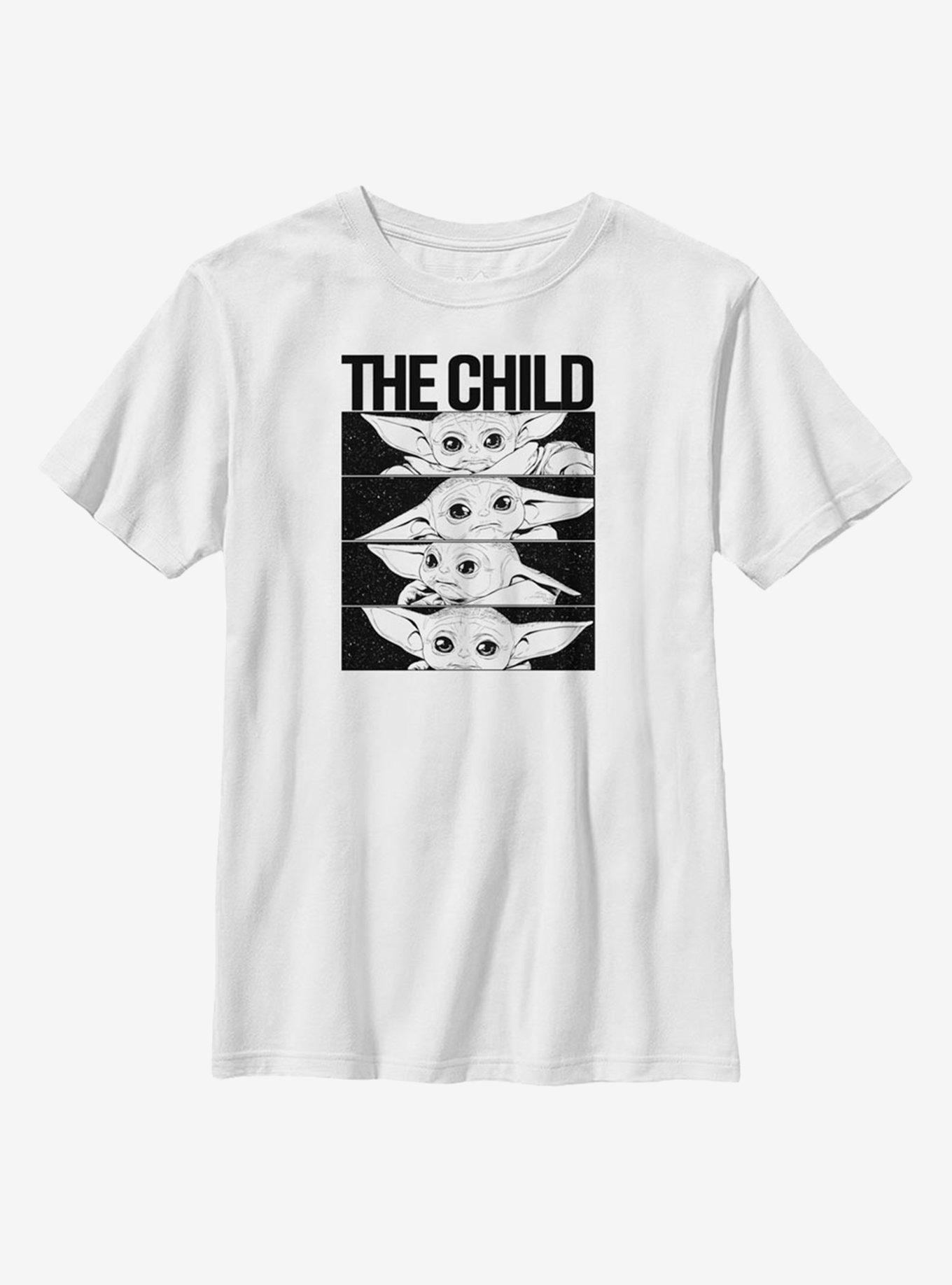 Star Wars The Mandalorian The Child Space Box Child Youth T-Shirt, WHITE, hi-res