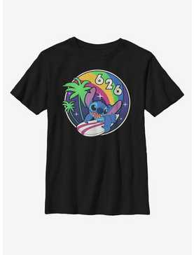 Disney Lilo And Stitch Retro Rainbow Youth T-Shirt, , hi-res