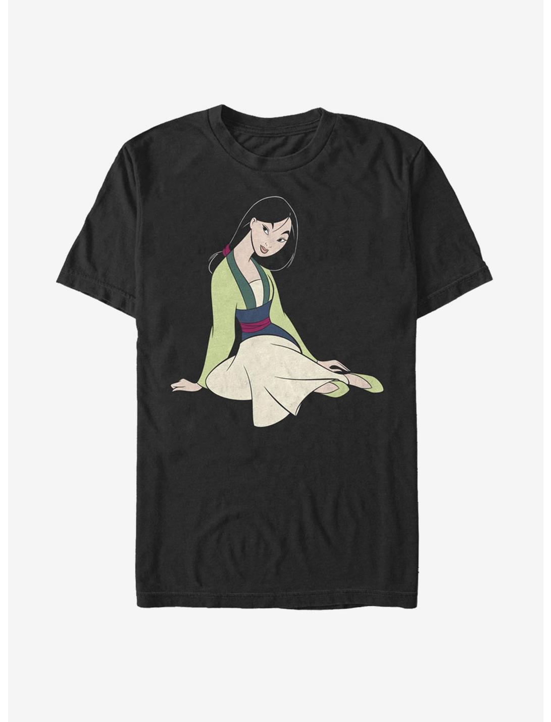 Disney Mulan Warrior Princess T-Shirt, BLACK, hi-res