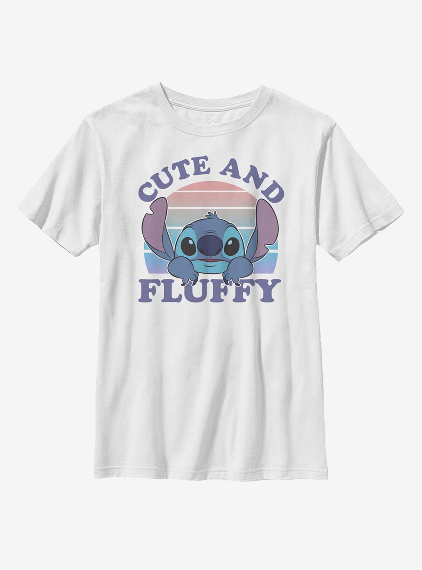 Disney Lilo And Stitch Stitch Cute And Fluffy Youth T-Shirt, , hi-res