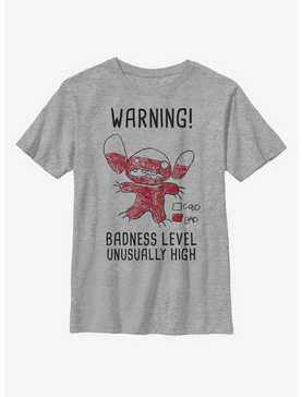 Disney Lilo And Stitch Badness Level Youth T-Shirt, , hi-res