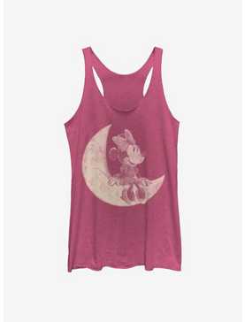 Disney Mickey Mouse Minnie On The Moon Womens Tank Top, , hi-res