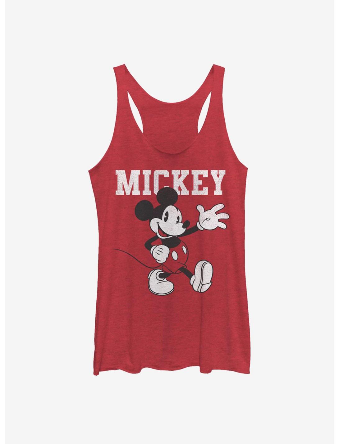 Disney Mickey Mouse Simply Mickey Womens Tank Top, RED HTR, hi-res