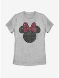 Disney Mickey Mouse Minnie Leopard Bow Womens T-Shirt, ATH HTR, hi-res