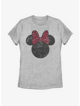 Disney Mickey Mouse Minnie Leopard Bow Womens T-Shirt, , hi-res