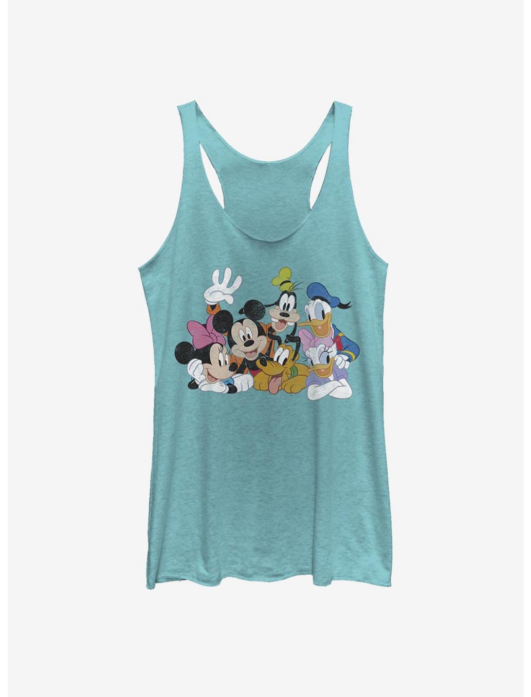 Disney Mickey Mouse Group Womens Tank Top, TAHI BLUE, hi-res