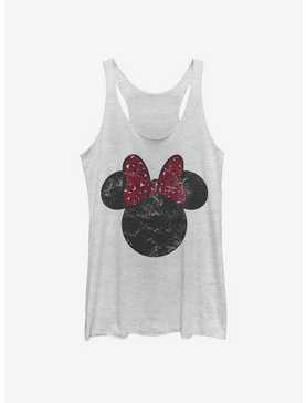Disney Mickey Mouse Minnie Leopard Bow Womens Tank Top, , hi-res