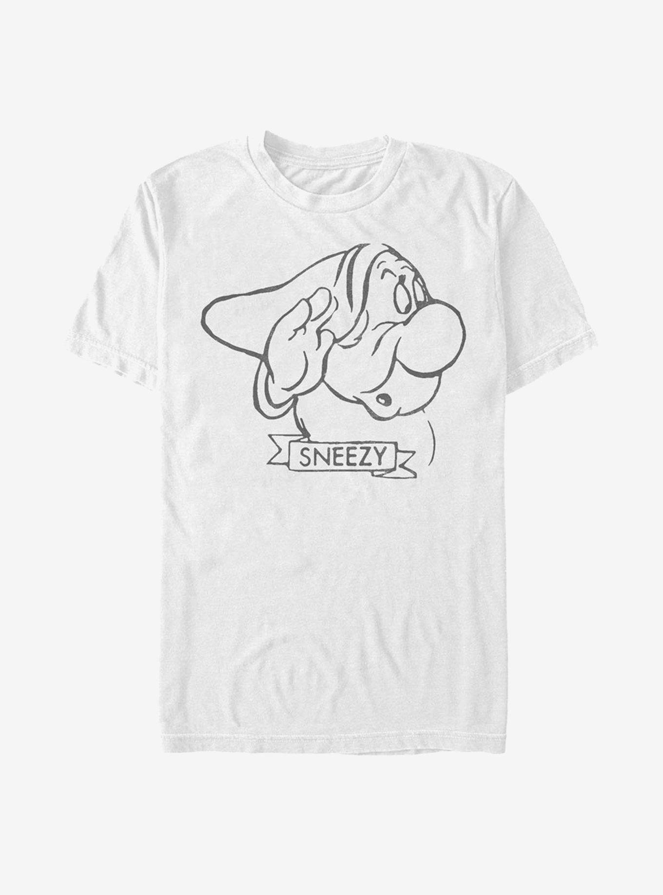 Disney Snow White And The Seven Dwarfs Sneezy T-Shirt, , hi-res