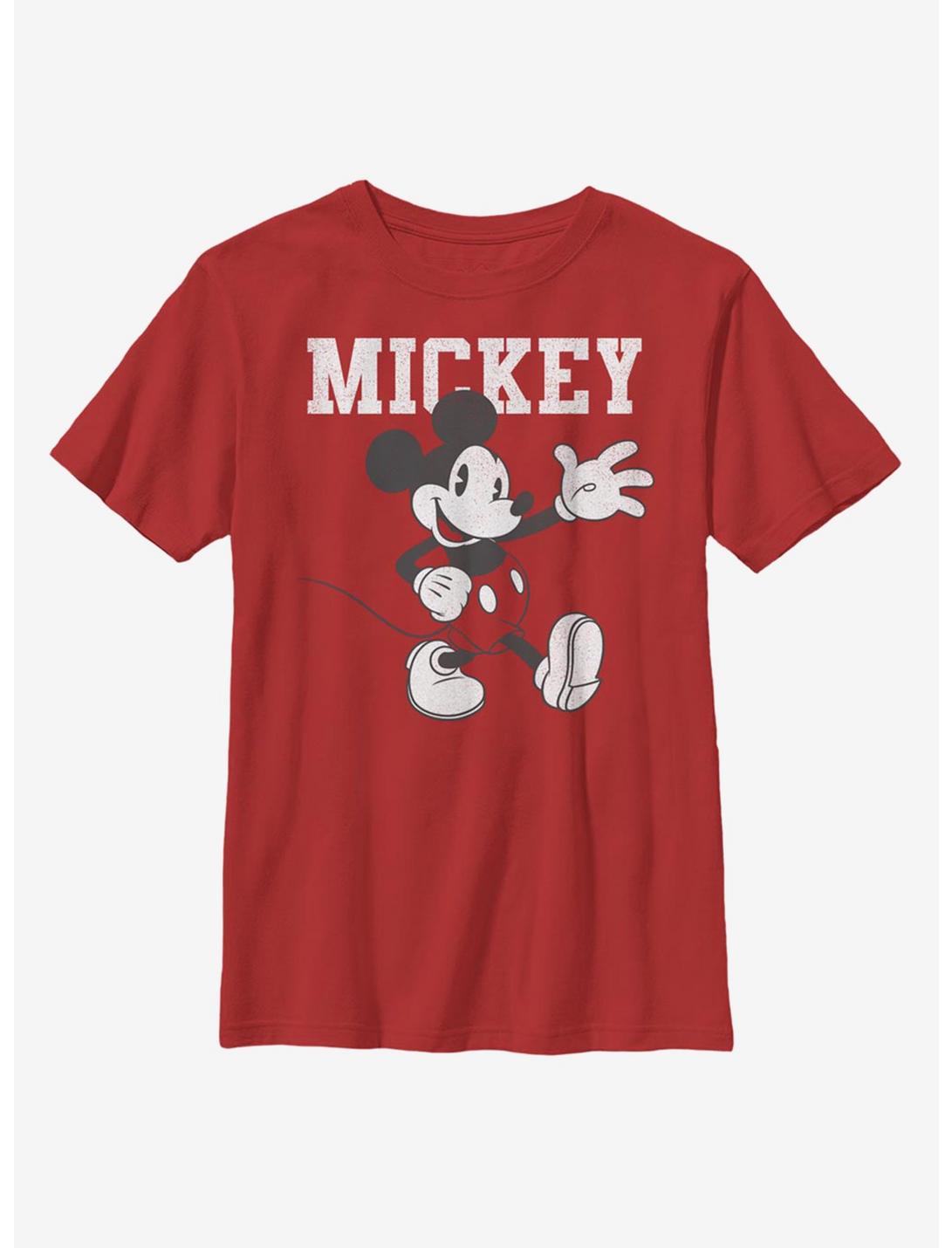 Disney Mickey Mouse Simply Mickey Youth T-Shirt, RED, hi-res