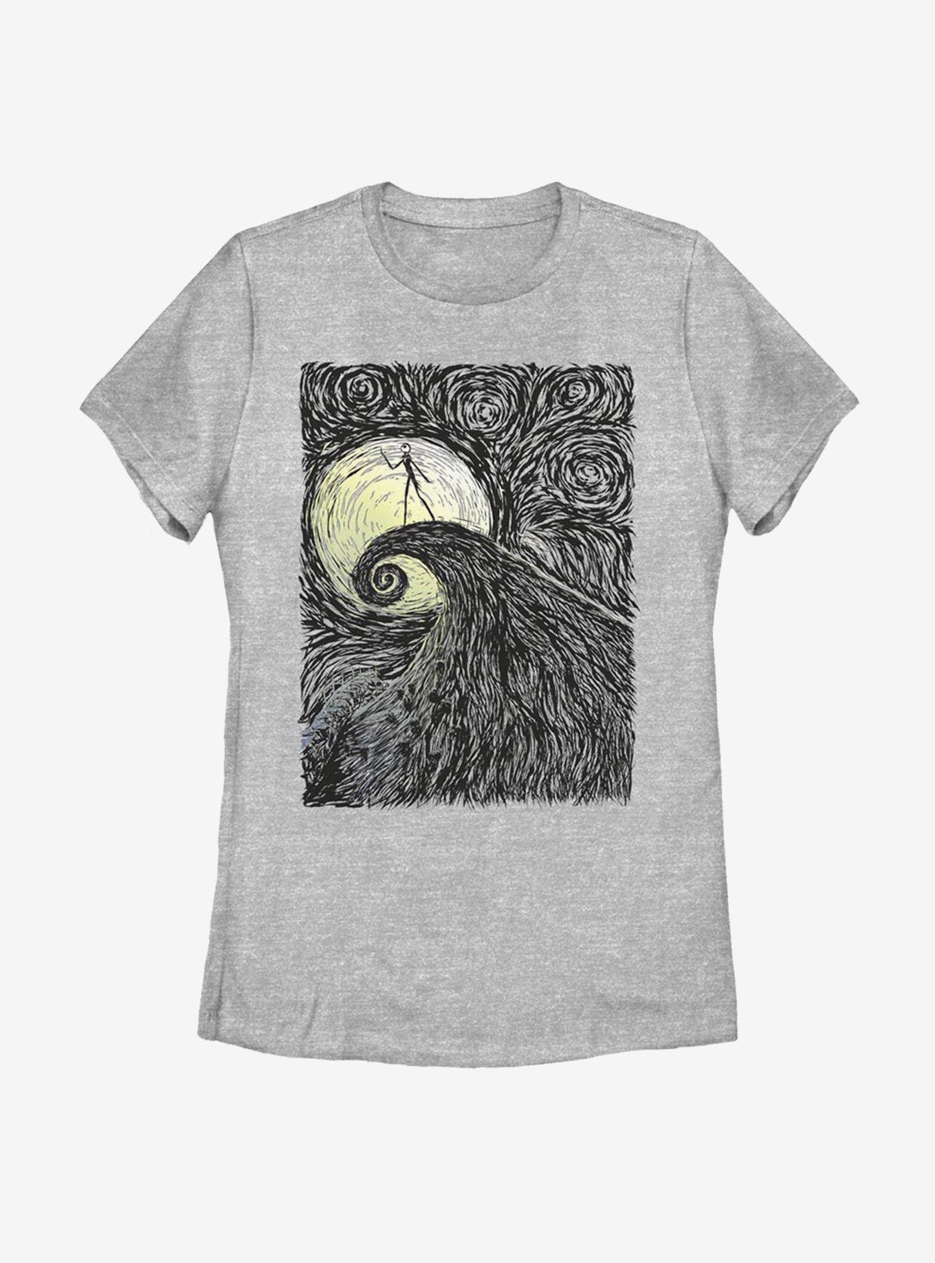 Disney The Nightmare Before Christmas Spiral Hill Womens T-Shirt, , hi-res