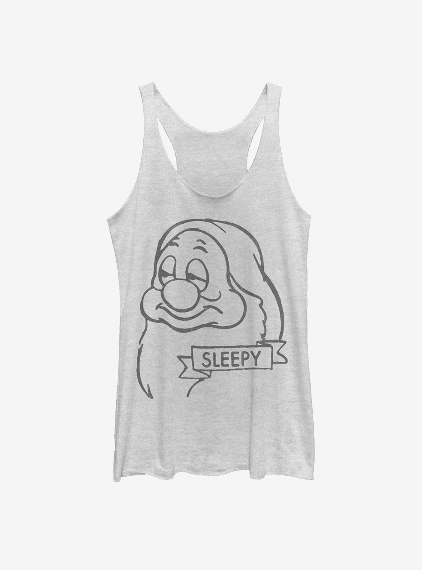 Disney Snow White And The Seven Dwarfs Sleepy Womens Tank Top, , hi-res