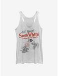Disney Snow White And The Seven Dwarfs Sweet Kiss Womens Tank Top, WHITE HTR, hi-res