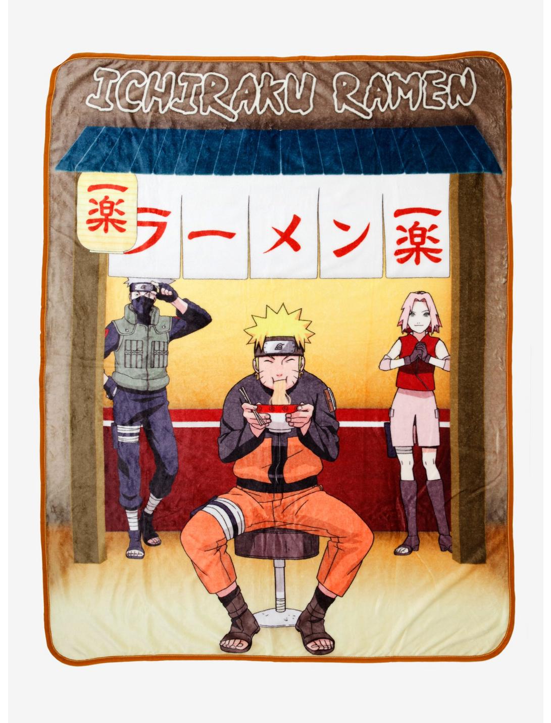 Naruto Shippuden Ichiraku Ramen Throw Blanket, , hi-res