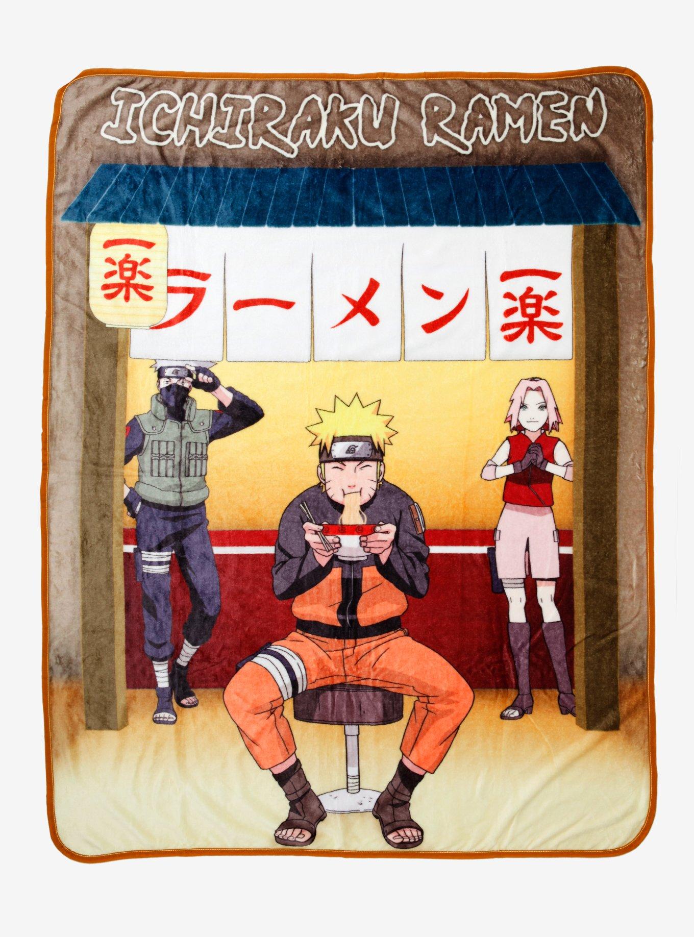 Naruto Shippuden Ichiraku Ramen Throw Blanket, , hi-res