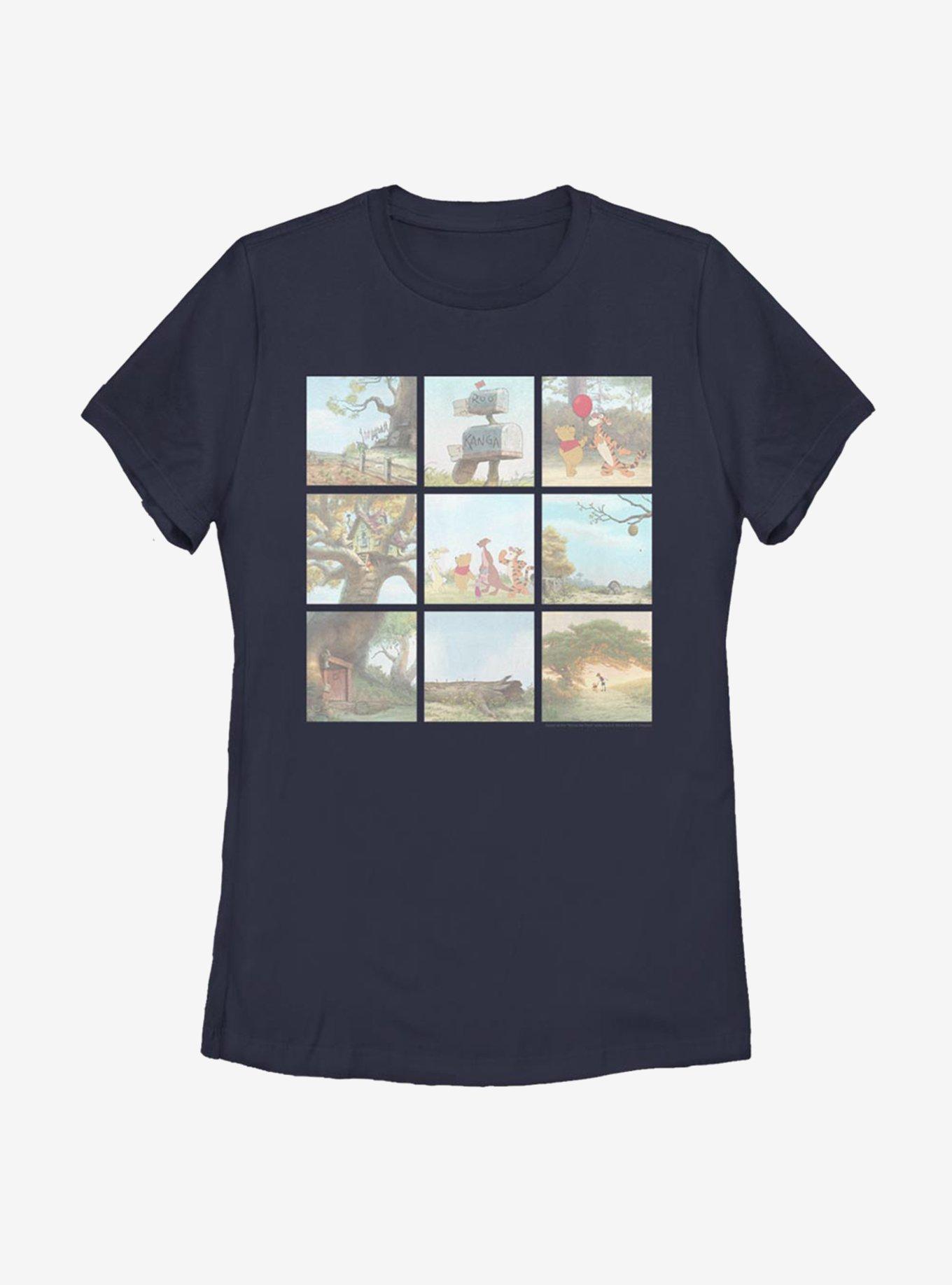 Disney Winnie The Pooh Scenes Womens T-Shirt, , hi-res