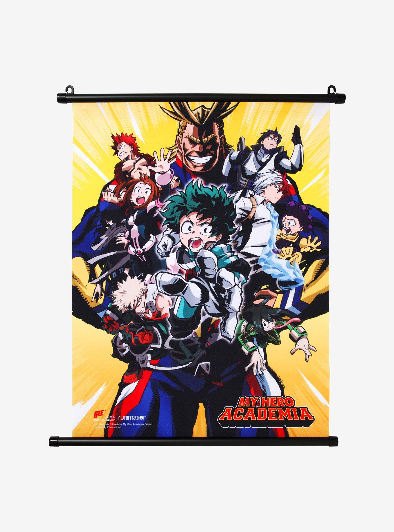 My Hero Academia Group Scroll Wall Art, , hi-res