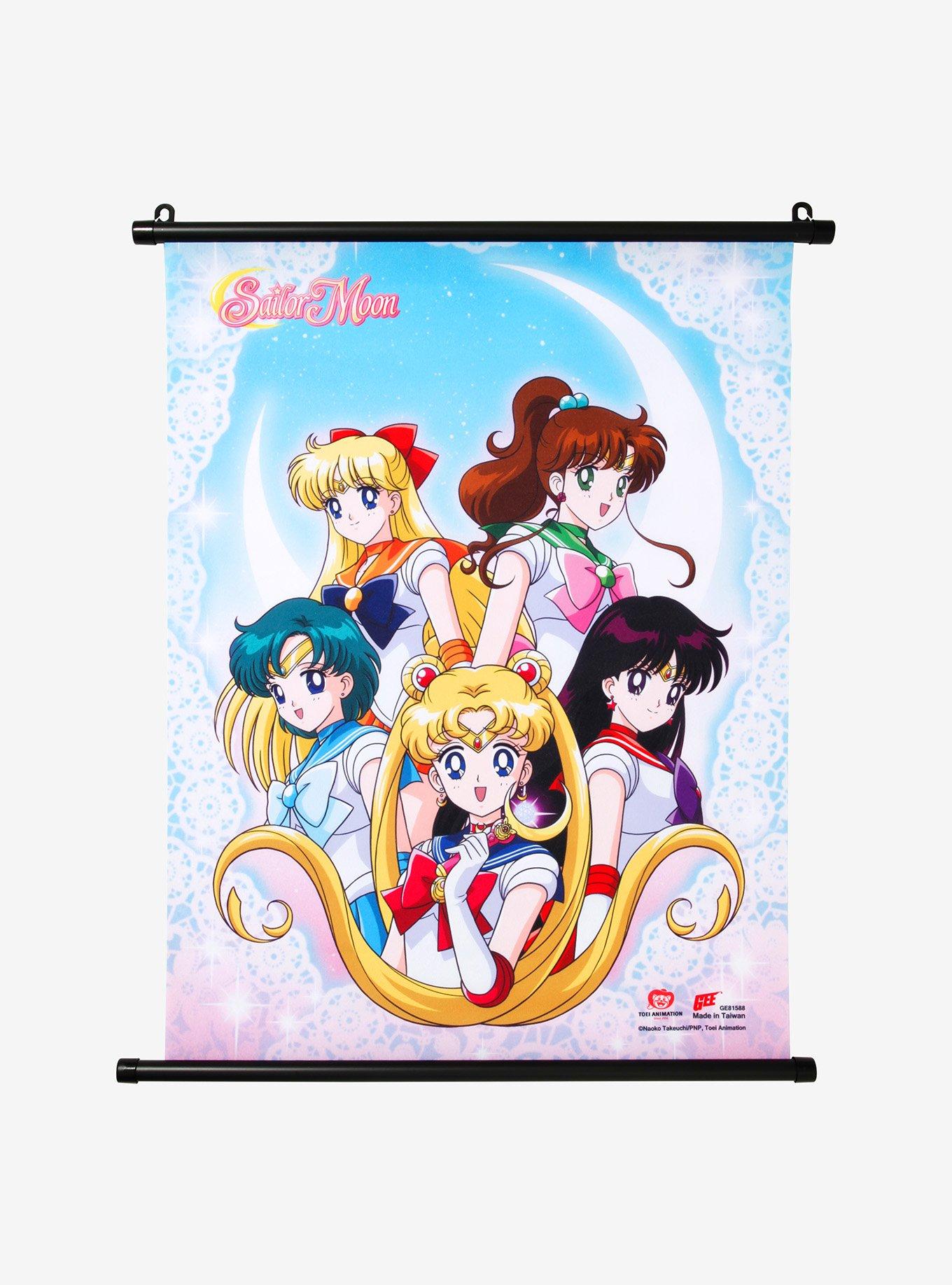 Sailor Moon Sailor Guardians Scroll Wall Art, , hi-res