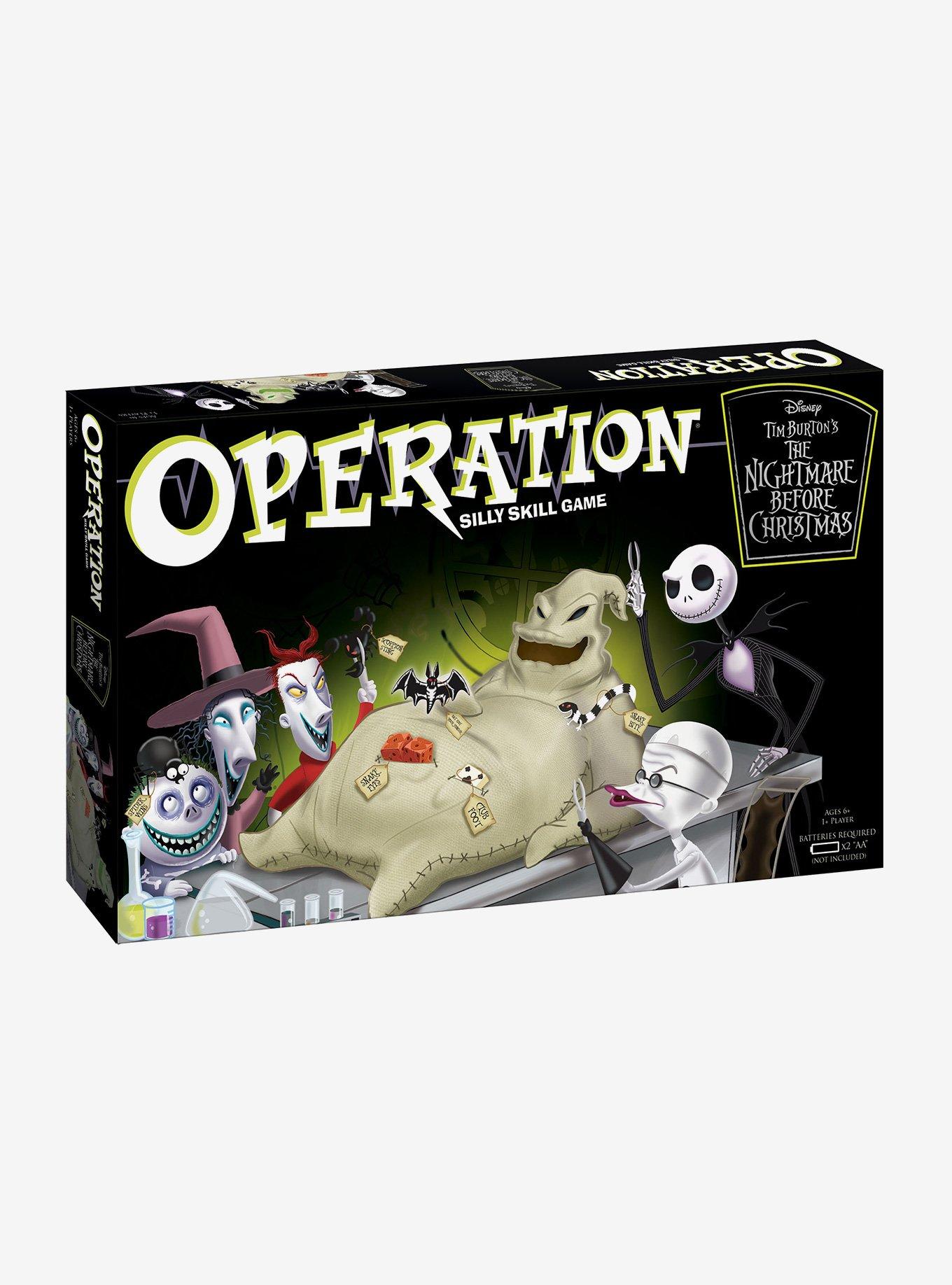 The Nightmare Before Christmas Oogie Boogie Edition Operation Board Game, , hi-res